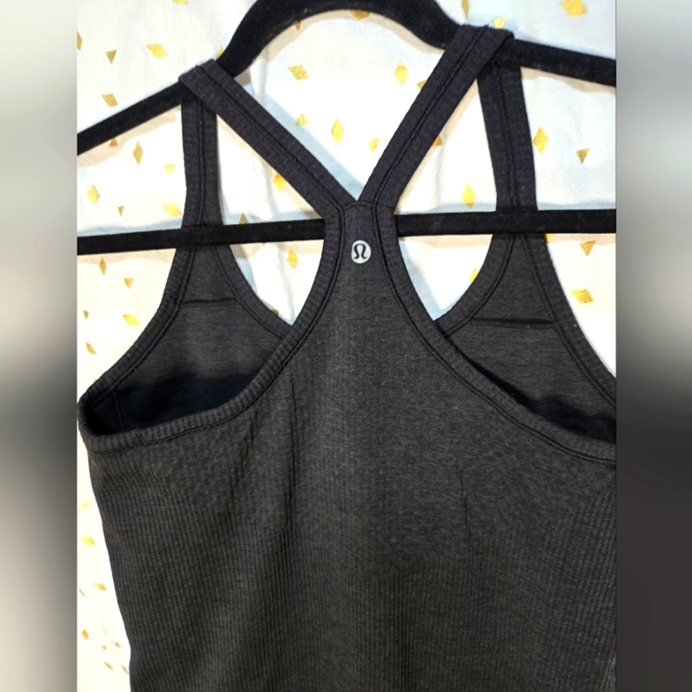 LULULEMON Black Ebb to Street Tank Top